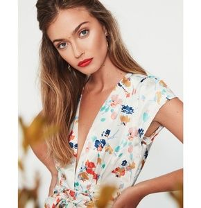 🦄 TULAROSA🦄 Sid Wrap Dress Ivory XS